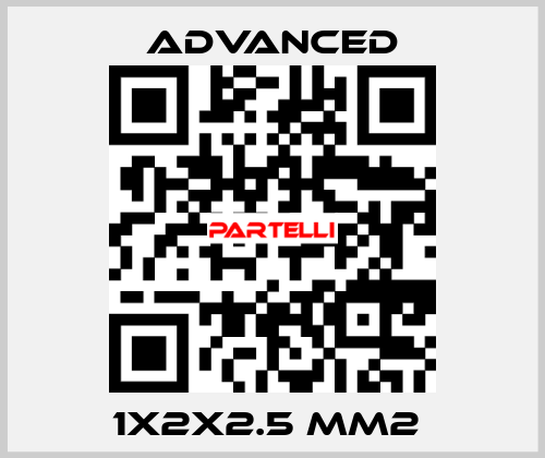 1X2X2.5 mm2  Advanced