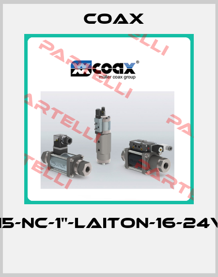 MK15-NC-1"-LAITON-16-24VCC  Coax