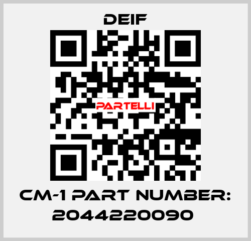 CM-1 part number: 2044220090  Deif