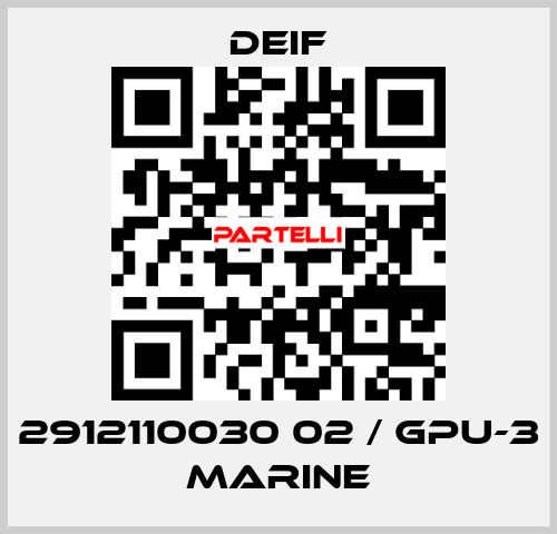 2912110030 02 / GPU-3 Marine Deif