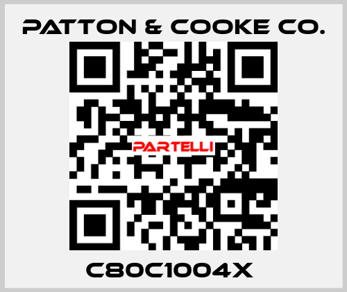 C80C1004x  Patton & Cooke Co.