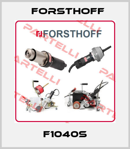 F1040S Forsthoff