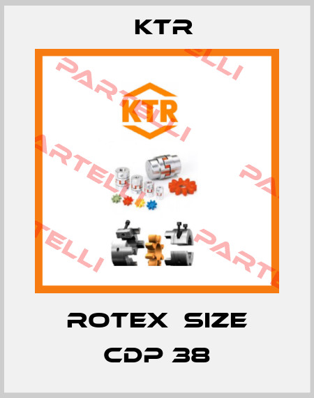 Rotex  Size CDP 38 KTR