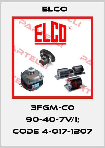3FGM-C0 90-40-7V/1; code 4-017-1207 Elco