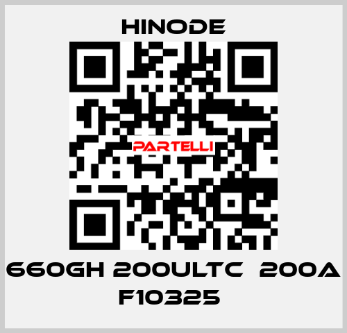 660GH 200ULTC  200A F10325  HINODE