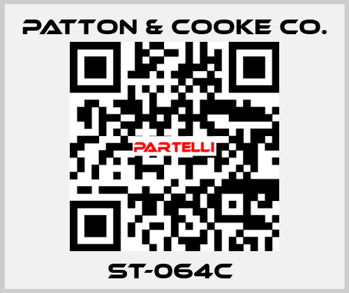ST-064C  Patton & Cooke Co.