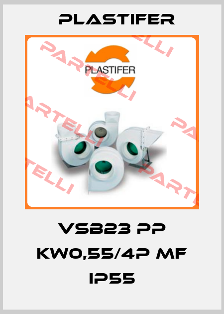 VSB23 PP KW0,55/4P MF IP55 Plastifer