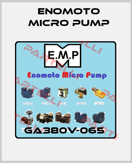 GA380V-065  Enomoto Micro Pump