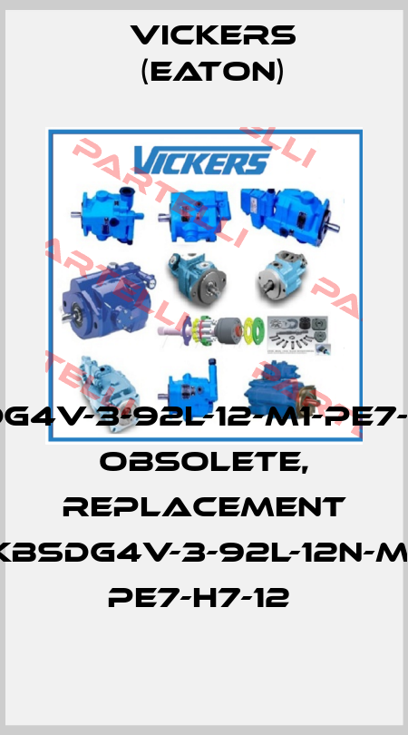 KBSDG4V-3-92L-12-M1-PE7-H7-10 obsolete, replacement KBSDG4V-3-92L-12N-M1 PE7-H7-12  Vickers (Eaton)