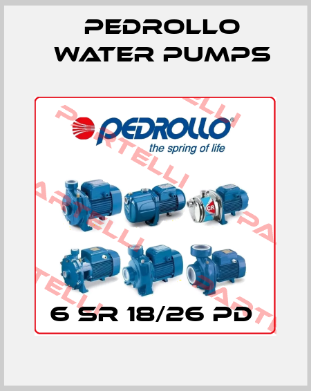 6 SR 18/26 PD  Pedrollo Water Pumps