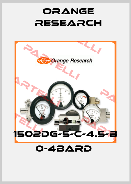 1502DG-5-C-4.5-B 0-4BARD  Orange Research