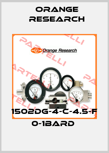 1502DG-4-C-4.5-F 0-1BARD  Orange Research