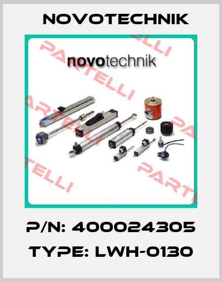 P/N: 400024305 Type: LWH-0130 Novotechnik