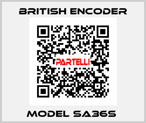 Model SA36S  British Encoder