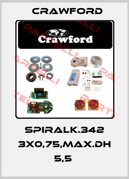 Spiralk.342 3X0,75,Max.Dh 5,5  Crawford