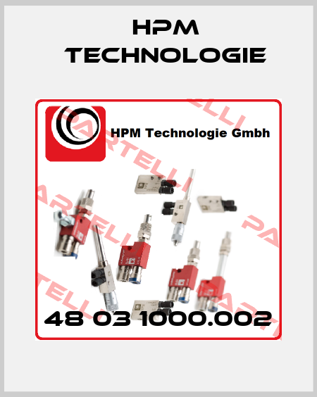 48 03 1000.002 HPM Technologie
