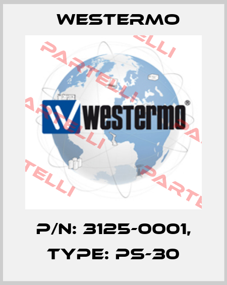 P/N: 3125-0001, Type: PS-30 Westermo