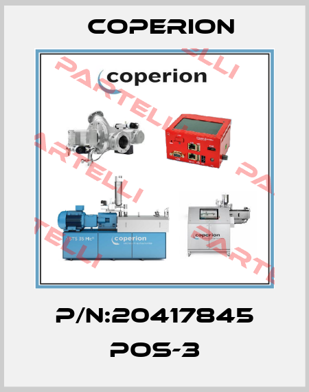 P/N:20417845 POS-3 Coperion