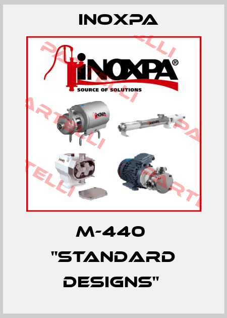 M-440  "STANDARD DESIGNS"  Inoxpa