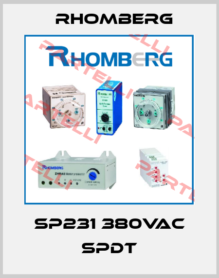 SP231 380VAC SPDT Rhomberg