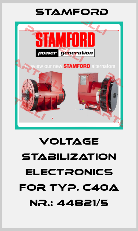 Voltage stabilization electronics for Typ. C40A Nr.: 44821/5 Stamford