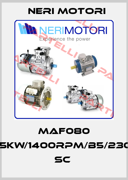 MAF080 A4-0,55KW/1400RPM/B5/230-400V SC  Neri Motori