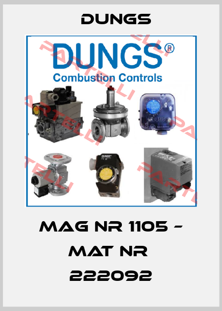 MAG NR 1105 – MAT NR  222092 Dungs