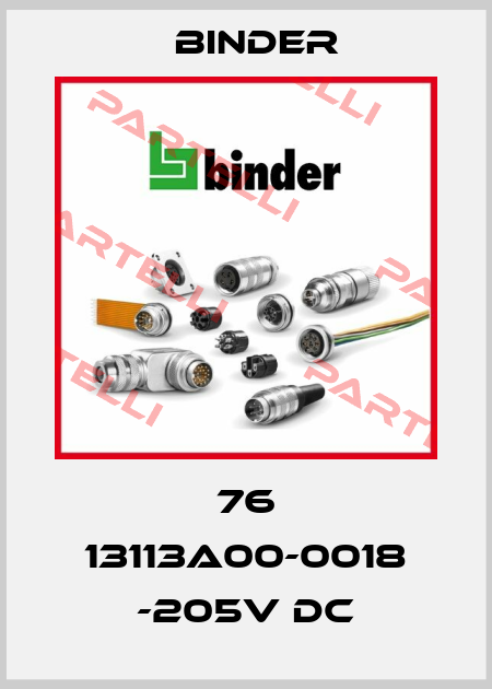 76 13113A00-0018 -205V DC Binder