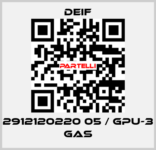 2912120220 05 / GPU-3 Gas Deif