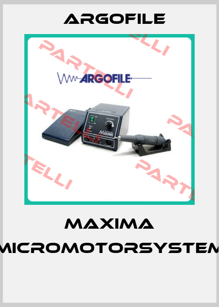 MAXIMA MICROMOTORSYSTEM  Argofile