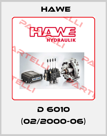 D 6010 (02/2000-06) Hawe