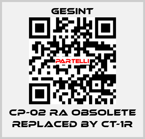 CP-02 RA obsolete replaced by CT-1R Gesint