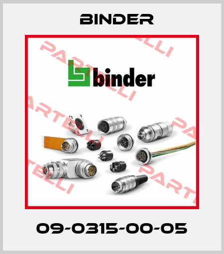 09-0315-00-05 Binder