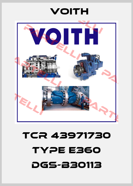 TCR 43971730 type E360 DGS-B30113 Voith