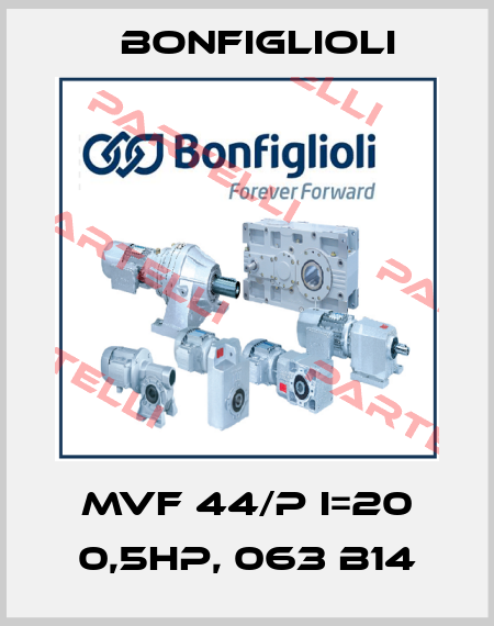 MVF 44/P i=20 0,5HP, 063 B14 Bonfiglioli