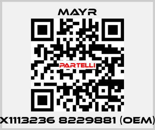 X1113236 8229881 (OEM) Mayr