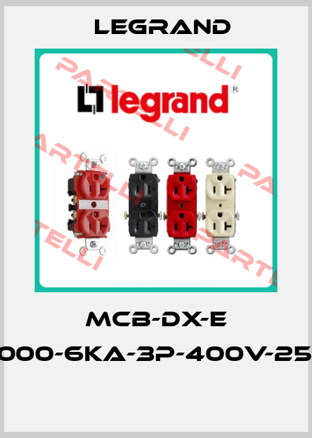MCB-DX-E 6000-6kA-3P-400V-25A  Legrand