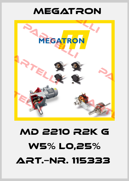 MD 2210 R2K G W5% L0,25% ART.−NR. 115333  Megatron