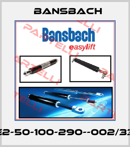E2E2-50-100-290--002/330N Bansbach