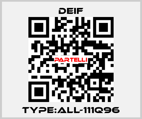 Type:ALL-111Q96 Deif