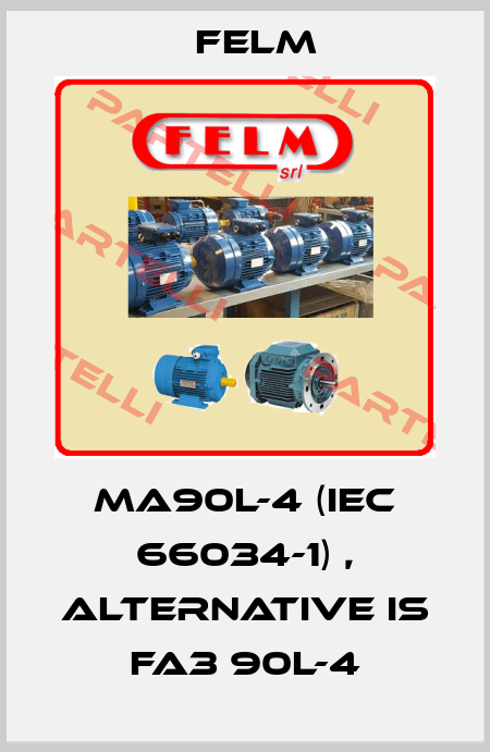 MA90L-4 (IEC 66034-1) , alternative is FA3 90L-4 Felm