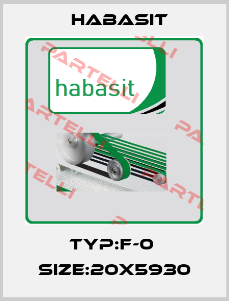 Typ:F-0  Size:20x5930 Habasit