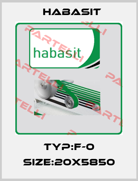 Typ:F-0 Size:20x5850 Habasit