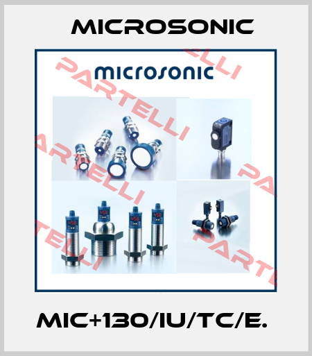 MIC+130/IU/TC/E.  Microsonic