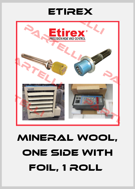 MINERAL WOOL, ONE SIDE WITH FOIL, 1 ROLL  Etirex