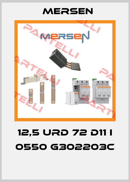 12,5 URD 72 D11 I 0550 G302203C  Mersen