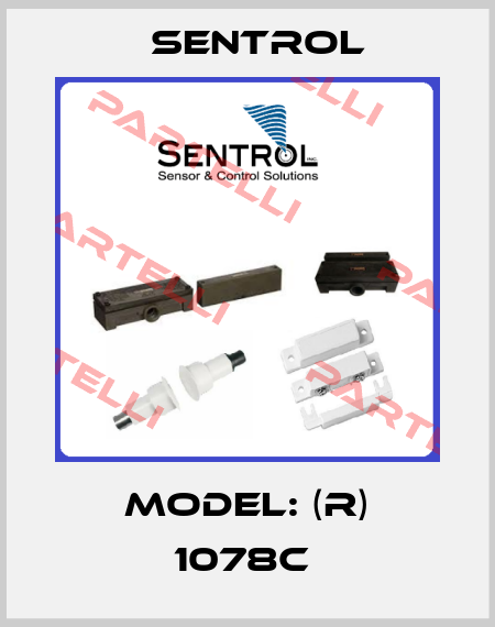 MODEL: (R) 1078C  Sentrol