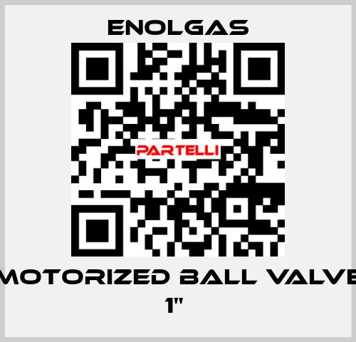 MOTORIZED BALL VALVE 1"  Enolgas