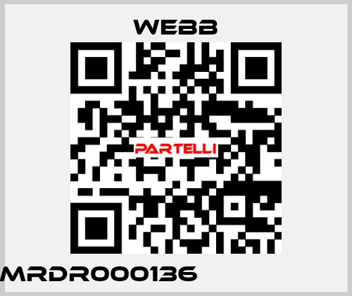 MRDR000136                     webb