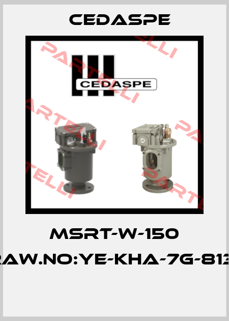 MSRT-W-150 DRAW.NO:YE-KHA-7G-813-0  Cedaspe